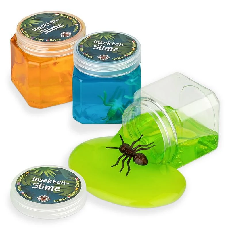 Insekten-Slime 125 g – Bunter Schleim mit Insektenfiguren