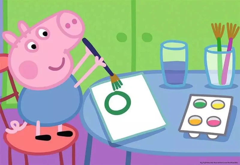 Kinderpuzzle ab 4 Jahren - Peppa in der Schule - 24 Teile