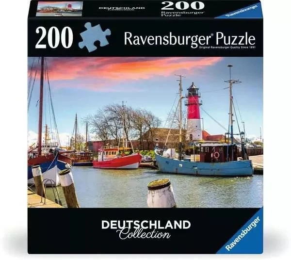 Puzzle 200 Teile -Der Hafen von Büsum