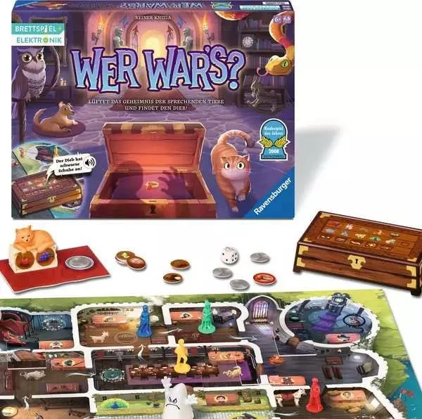Ravensburger Wer war’s? – Elektronisches Detektivspiel ab 6 Jahren