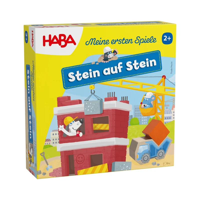 HABA Meine ersten Spiele – Stein auf Stein Holzspiel