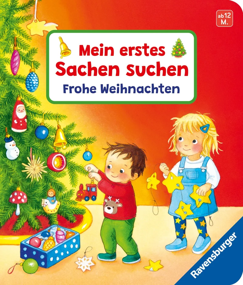Mein erstes Sachen suchen: Frohe Weihnachten – Pappbilderbuch