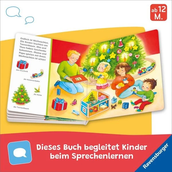 Mein erstes Sachen suchen: Frohe Weihnachten – Pappbilderbuch