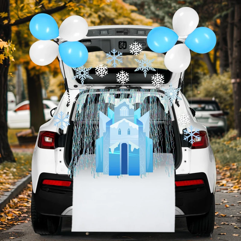Halloween Trunk or Treat Ice Kit Snow Castle Theme Decorations