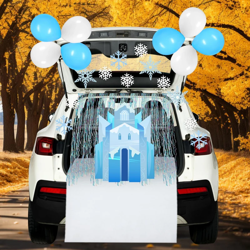 Halloween Trunk or Treat Ice Kit Snow Castle Theme Decorations