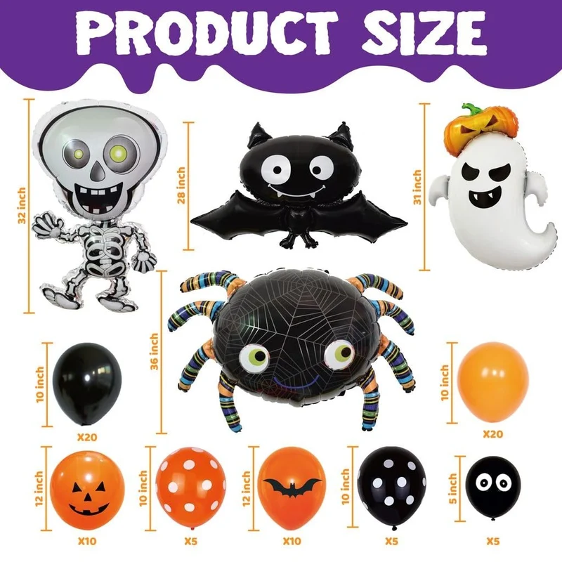 Halloween Trunk Or Treat Car Decorations Kit for SUV