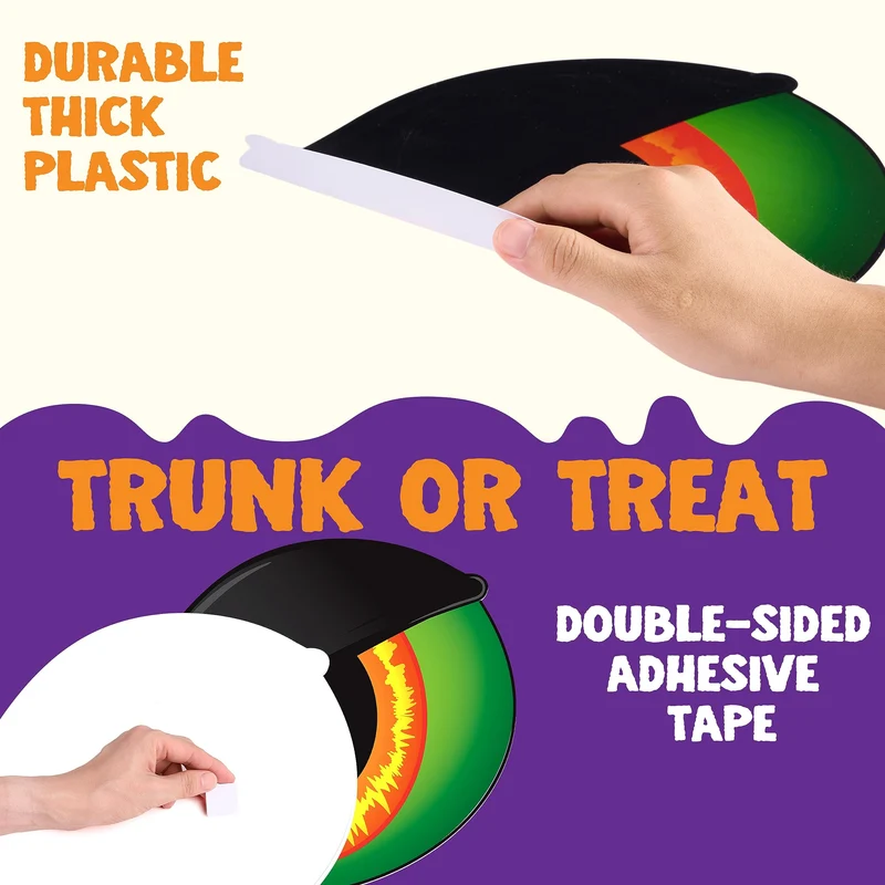 Halloween Trunk Or Treat Car Decorations Kit for SUV Spider Design
