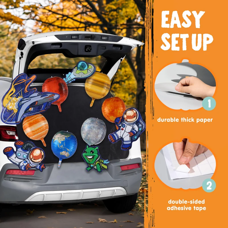 Halloween Space Theme Trunk or Treat Decorations Kit