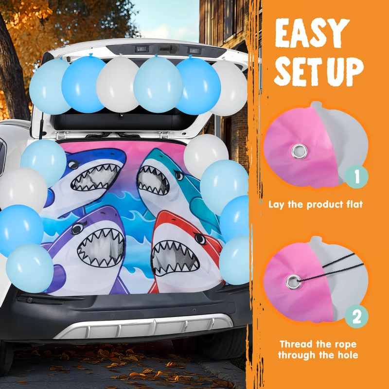 Shark Toss Game Theme Kit Halloween Trunk or Treat