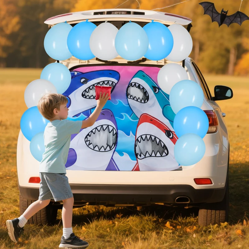 Shark Toss Game Theme Kit Halloween Trunk or Treat