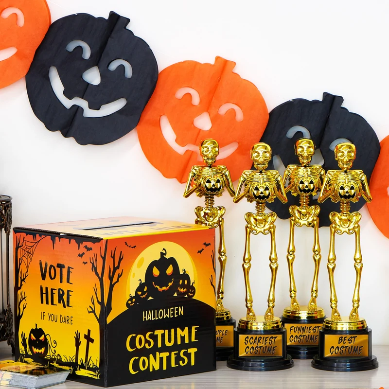 Halloween Costume Contest Ballot Card Box