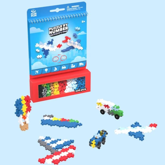 Plus-Plus Activity Pad - Fahrzeuge