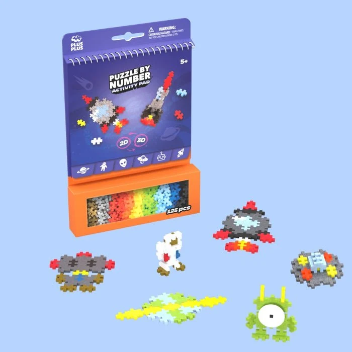 Plus-Plus Activity Pad - Weltraum