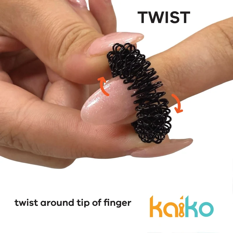 Finger Spikey Set of 10 - includes Fidget Keyring