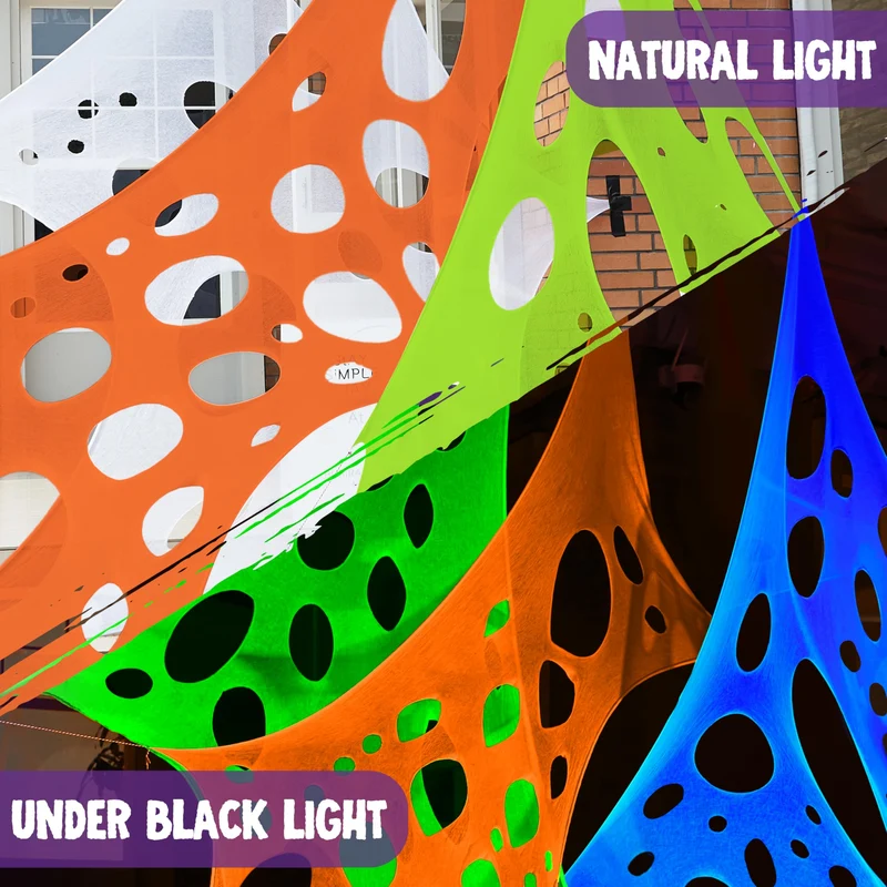 1000sqft Halloween Spider Web Decoration Outdoor
