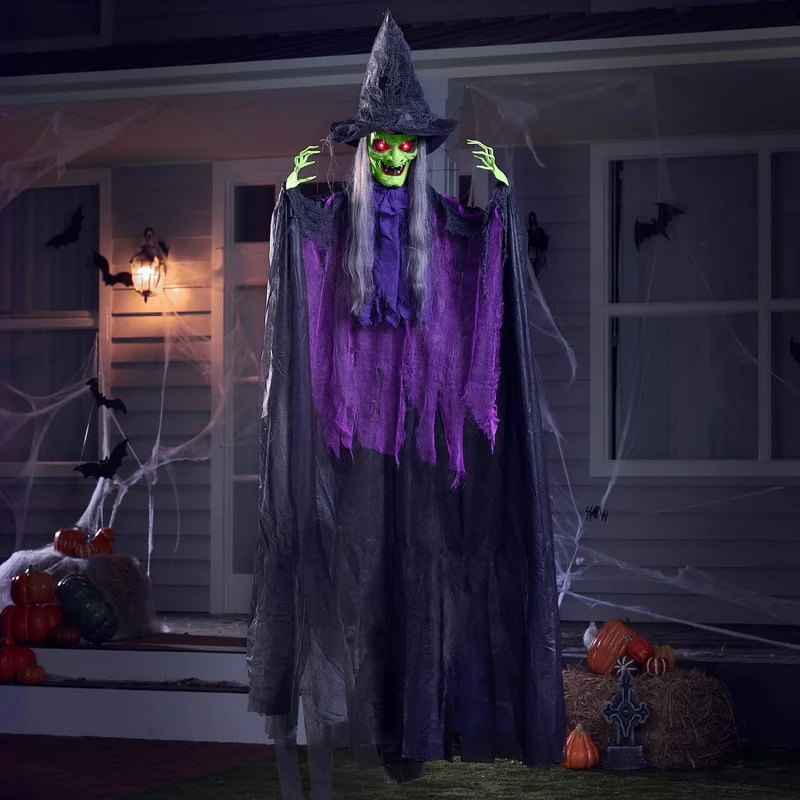 72” Halloween Hanging Witch Decorations Outdoor
