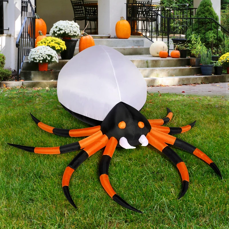 8 FT Halloween Inflatable Giant Spider Outdoor Decorations