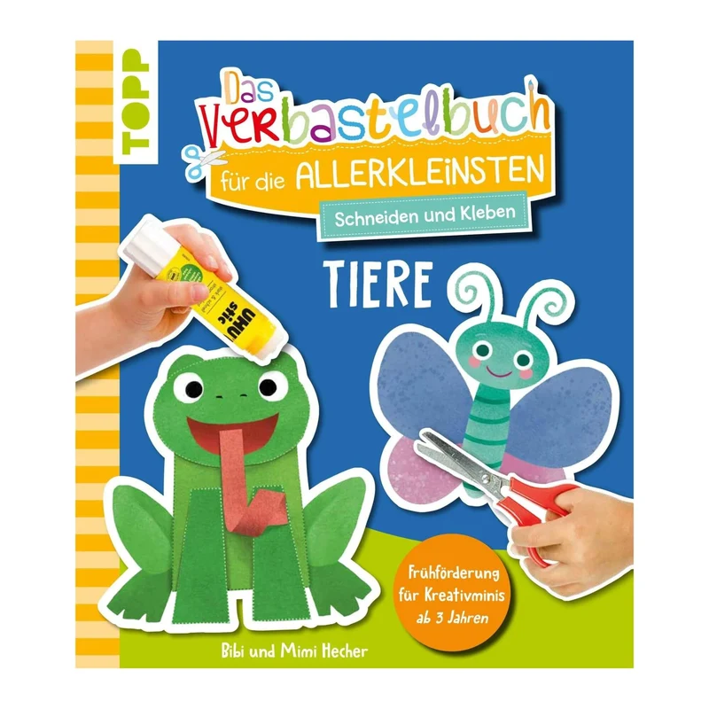 Verbastelbuch für die Allerkleinsten: Tiere