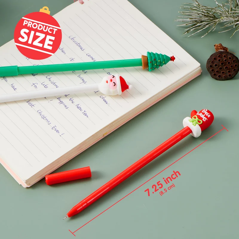 24 PCS Christmas Fun Pens Bulk
