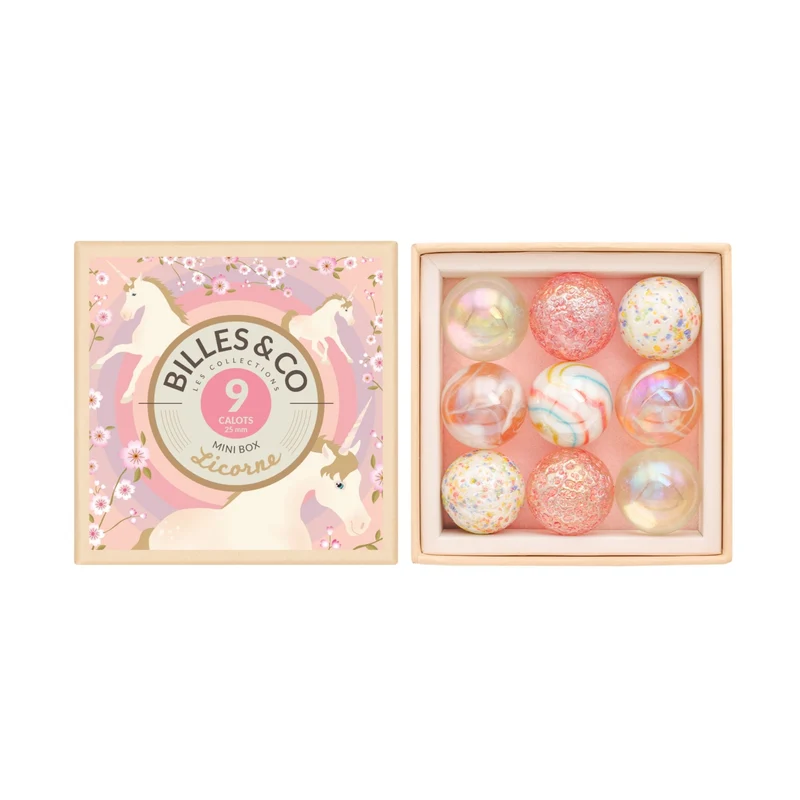 Murmeln Einhorn Mini-Box Calots