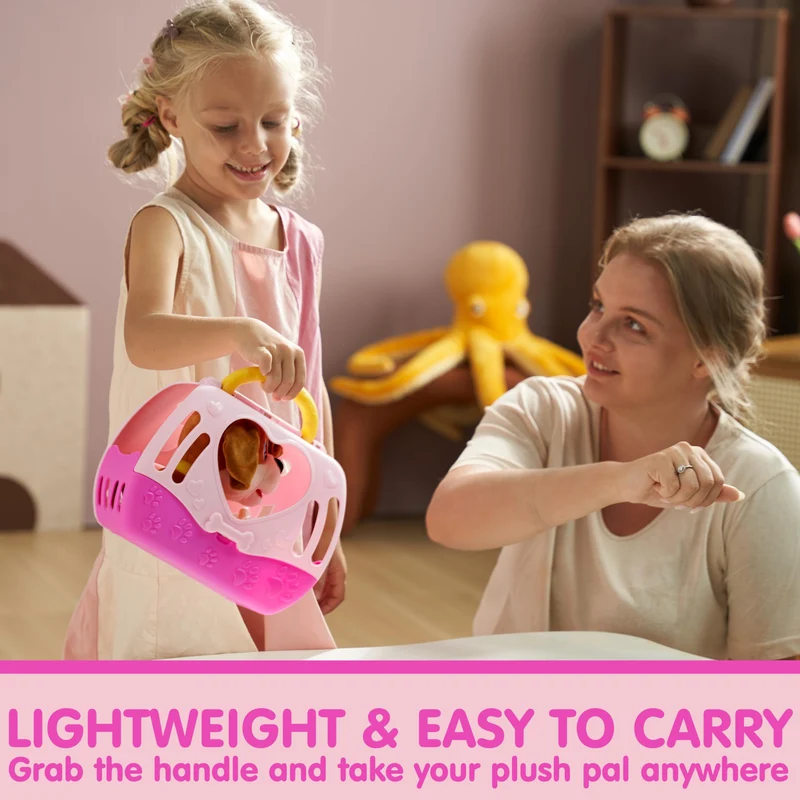 Play Puppy Toy with Carrier & Accessories for Toddlers