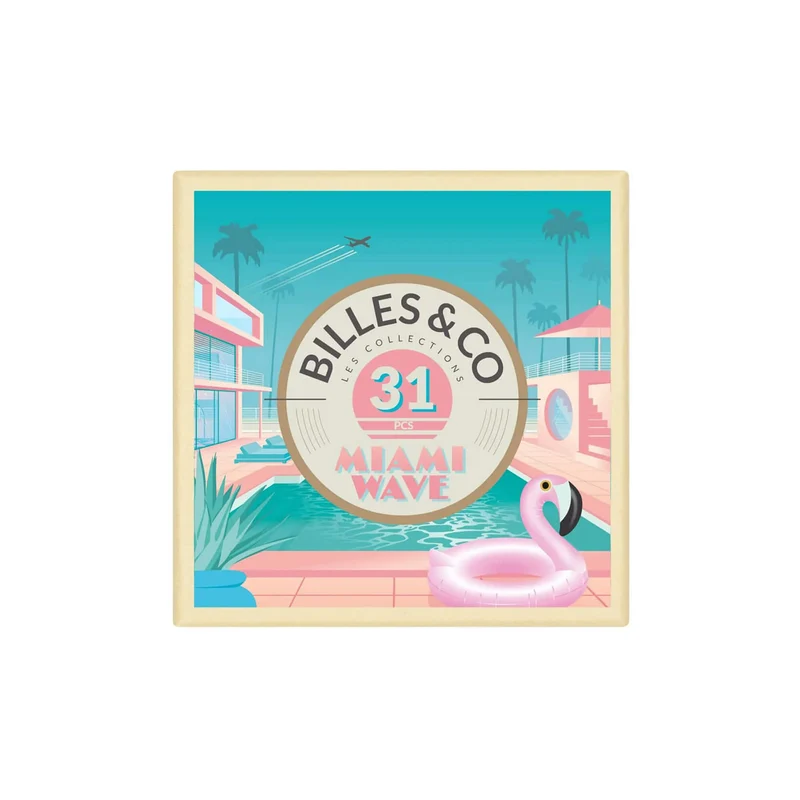 Murmeln Miami Wave Mini-Box