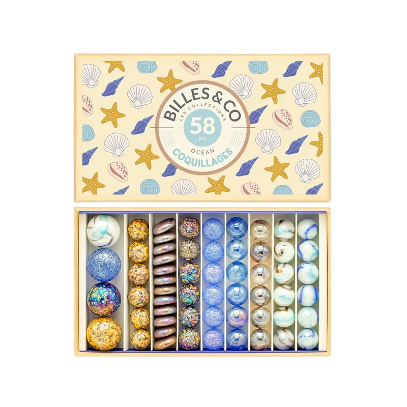 Murmel-Box Muscheln