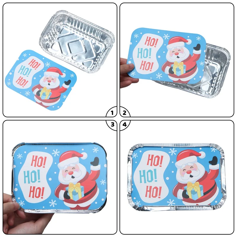 36 Pcs Christmas Cookie Tins with Lids for Gift Giving
