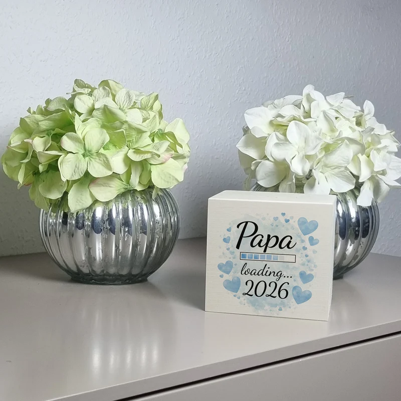 Papa loading... 2026 Spardose für werdende Väter