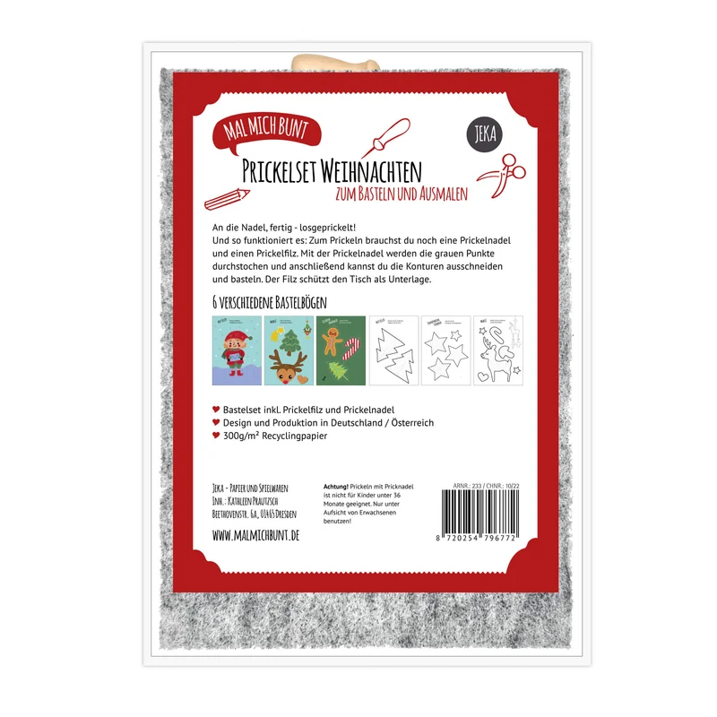 Prickelset Weihnachten