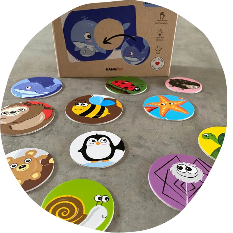 Puzzle-Karten (ab 16 Monate)