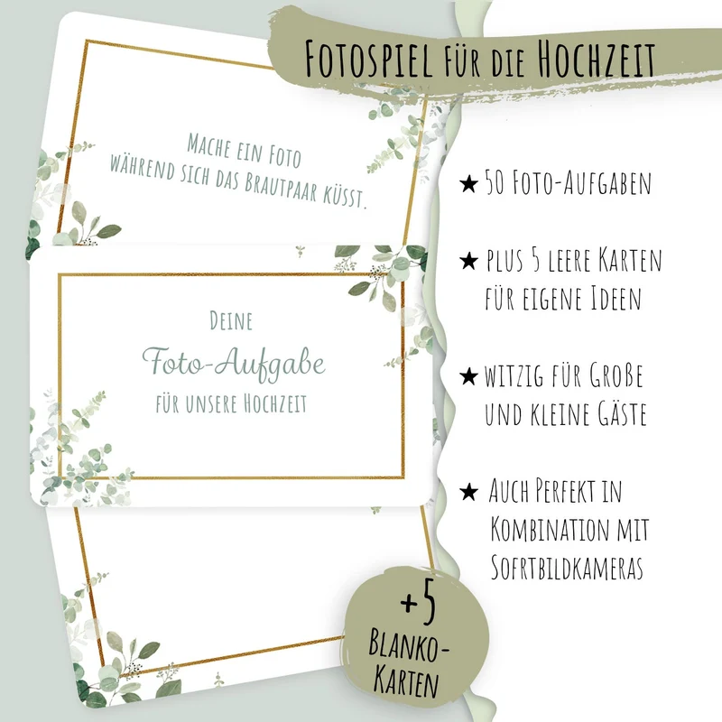 Fotospiel Hochzeit - 50 Fotoaufgaben