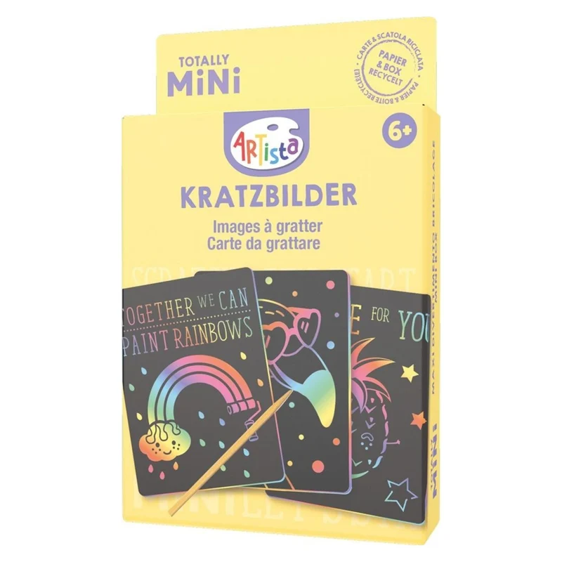 Mini Bastelset Kratzbilder