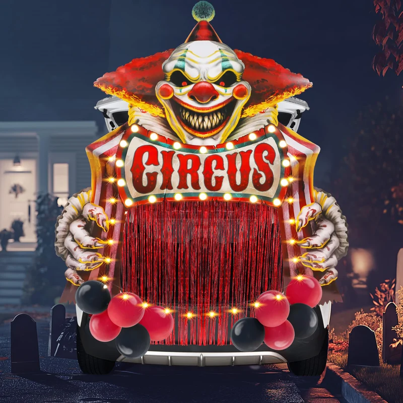 Halloween Clown Circus Carnival Theme Decorations Kit