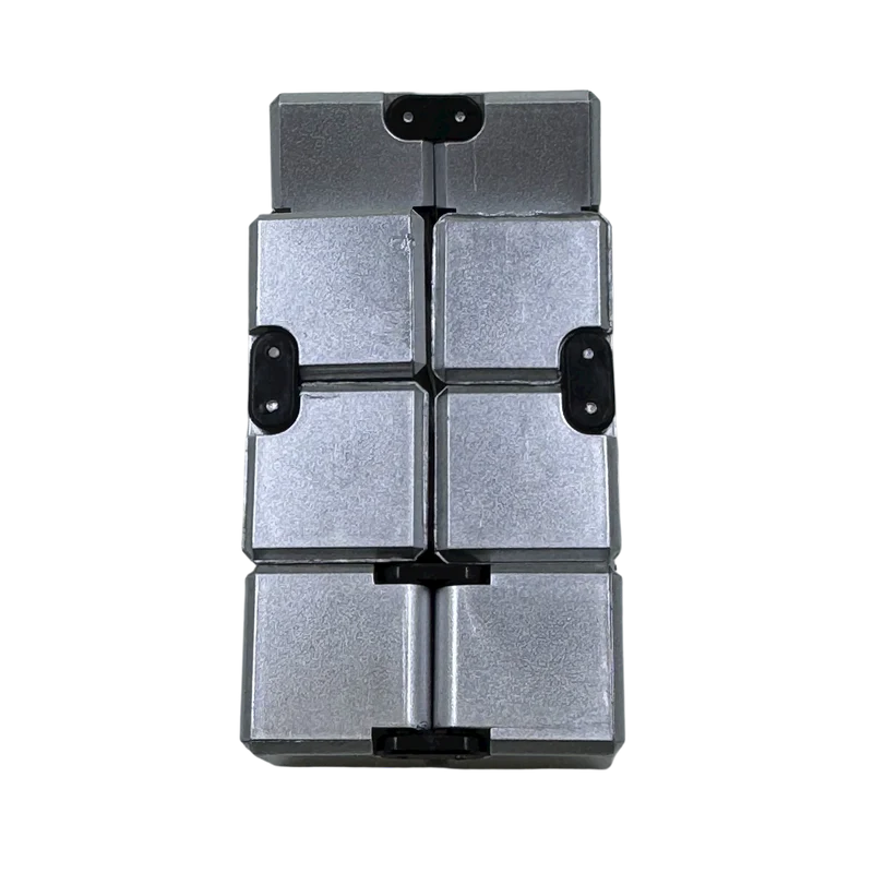 Silver Infinity Cube Fidget