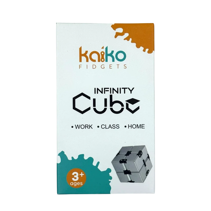 Silver Infinity Cube Fidget