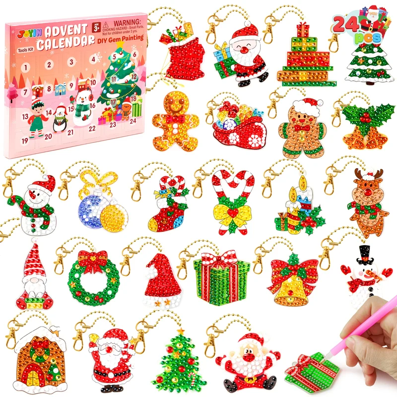 Christmas Advent Calendar Gem Painting Kit
