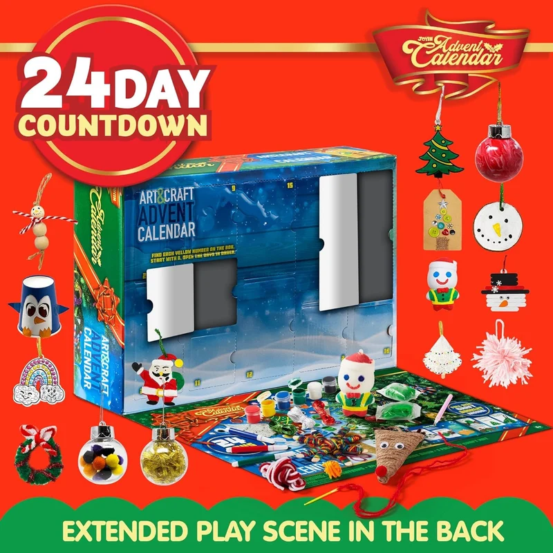 24 Days Christmas Art & Craft Advent Calendar