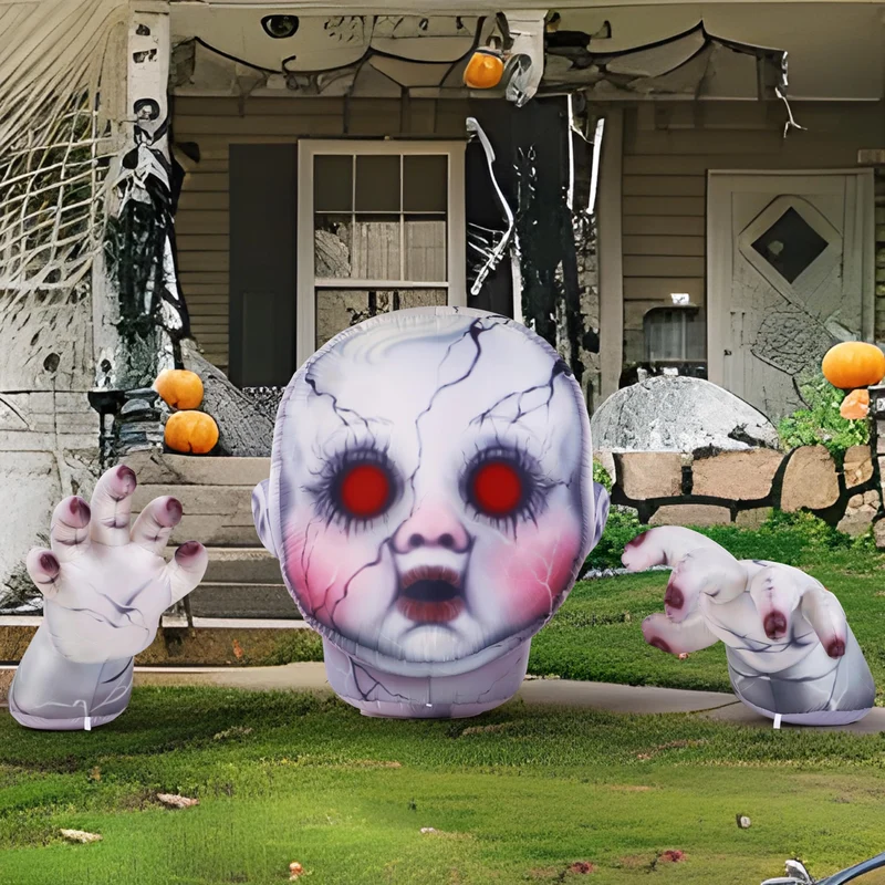 10.3FT Halloween Zombie Baby Inflatable Decoration