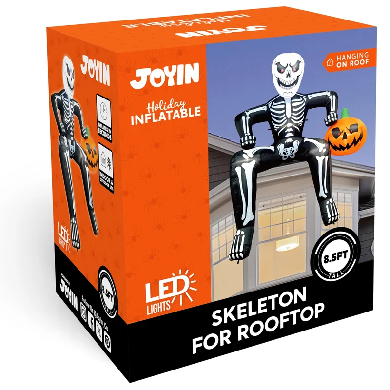 8.5ft Halloween Inflatable Skeleton