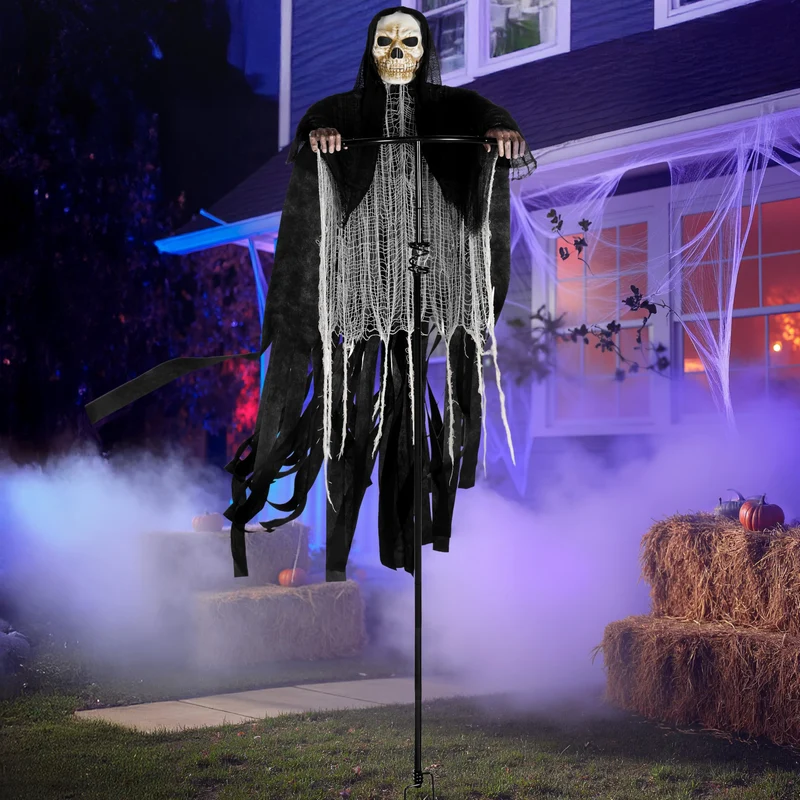 7Ft Halloween Grim Reaper Decorations