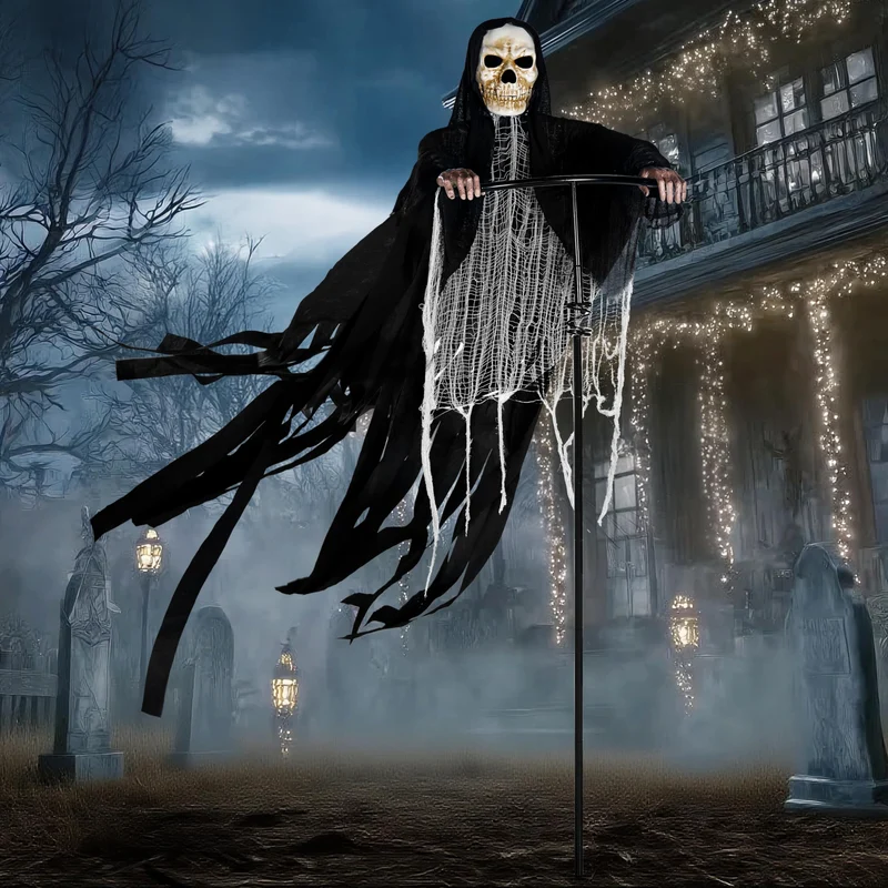 7Ft Halloween Grim Reaper Decorations