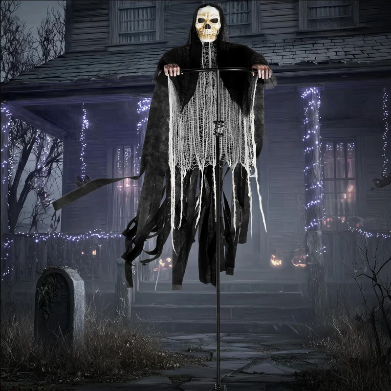 7Ft Halloween Grim Reaper Decorations