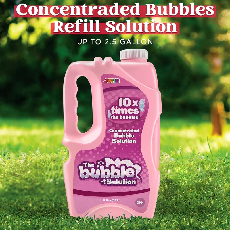 32 oz Bubble Solution Refills (up to 2.5 Gallon) Big Bubble Solution