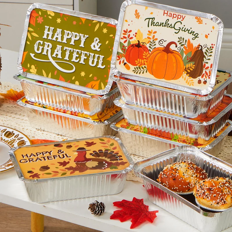 24Pcs Thanksgiving Leftover Containers with Lids