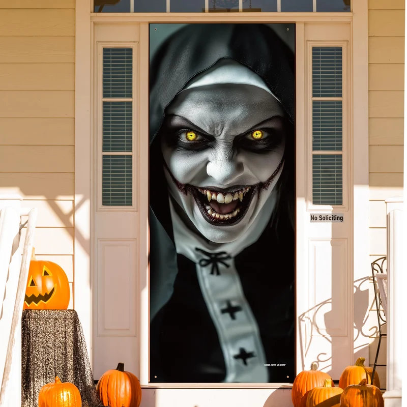 Halloween Scary Ghost Door Cover Decorations Indoor