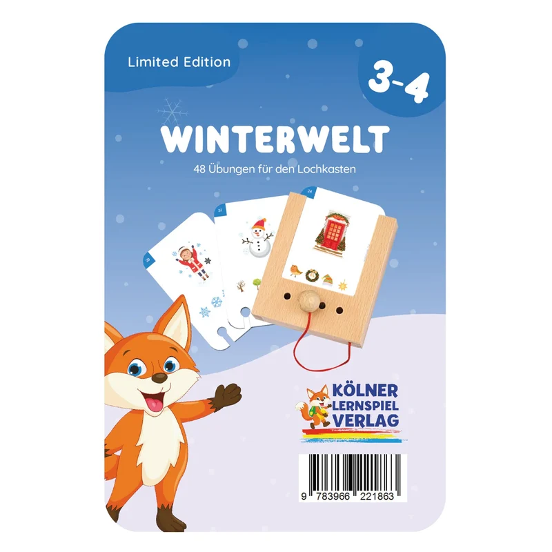 Winterwelt - Übungen für den Lochkasten