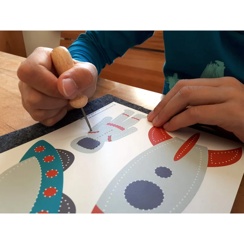 Prickeln für Kinder - 10 Prickelvorlagen Entdecker