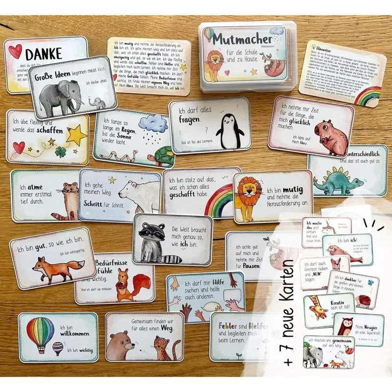 26 Mutmacherkarten mit Growth Mindset