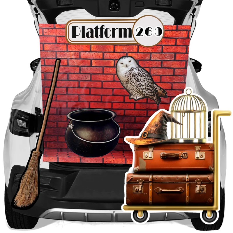 Halloween Magic Platform Theme Decorations Kit for Car